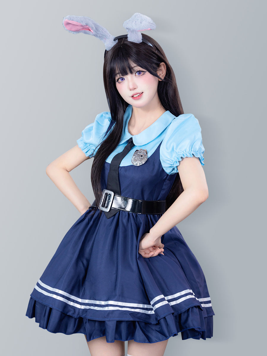 Cute Police Bunny Outfit