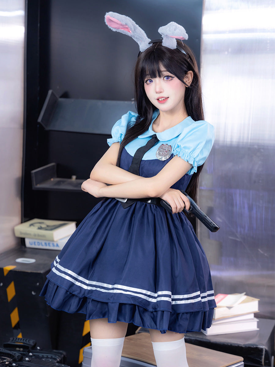 Cute Police Bunny Outfit
