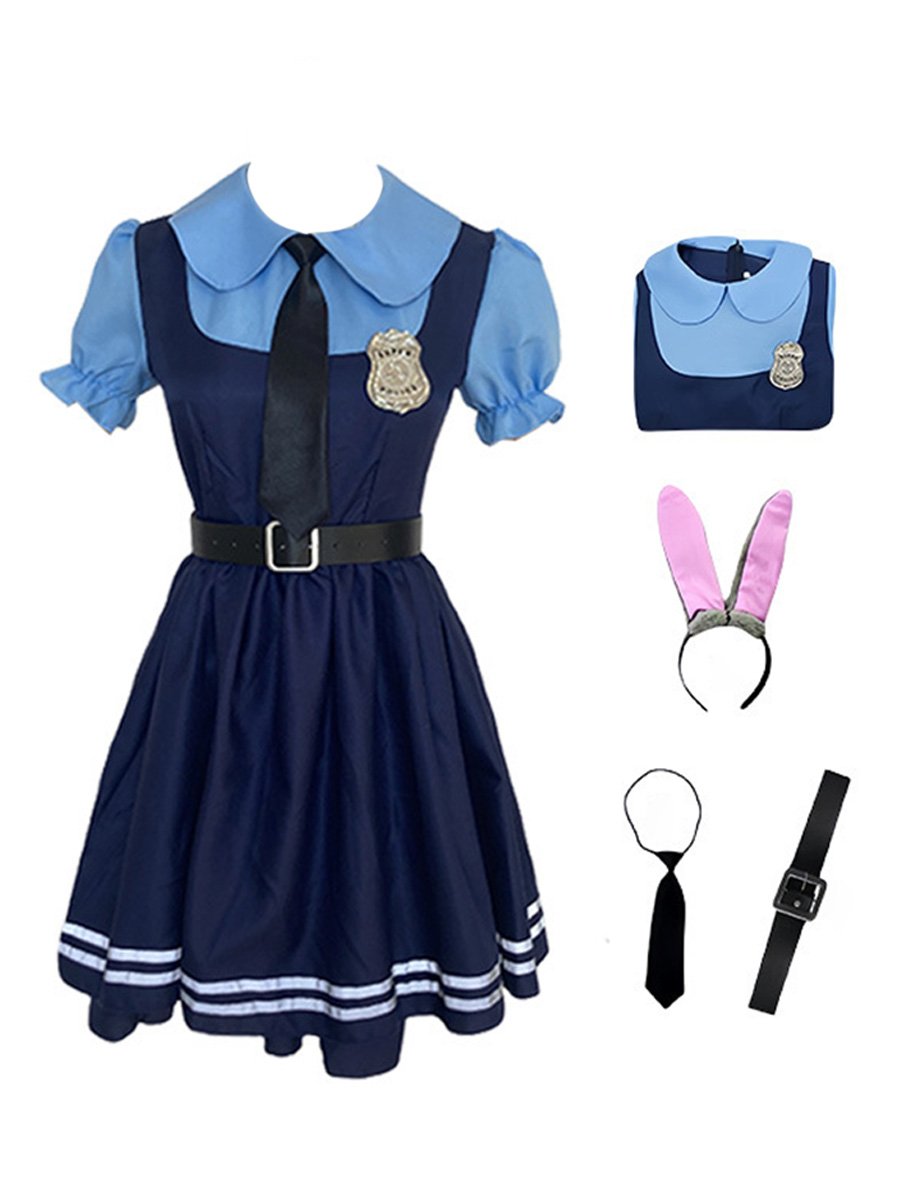 Cute Police Bunny Outfit