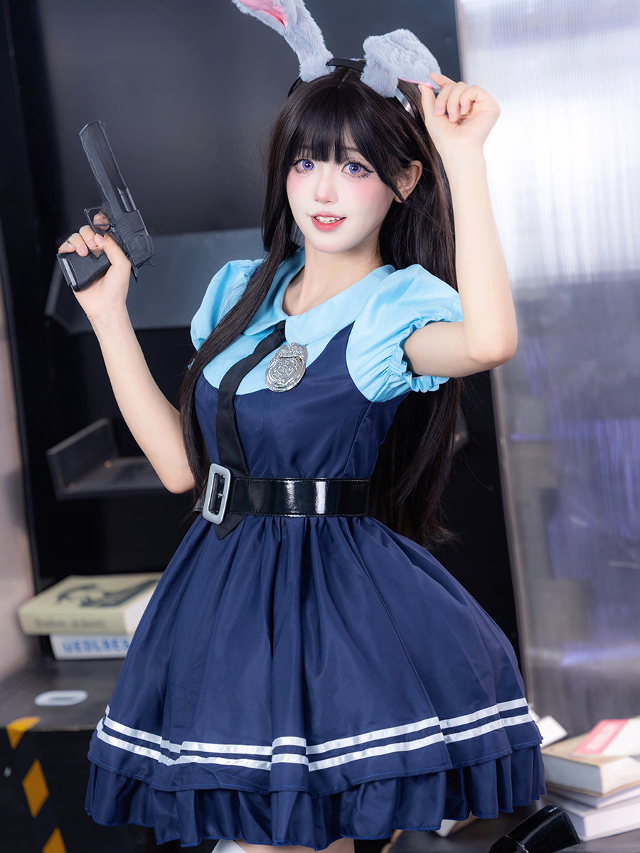 Cute Police Bunny Outfit