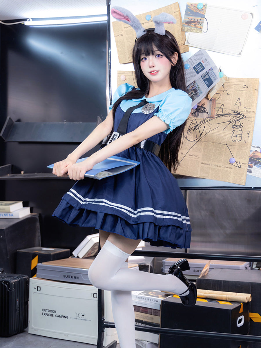 Cute Police Bunny Outfit