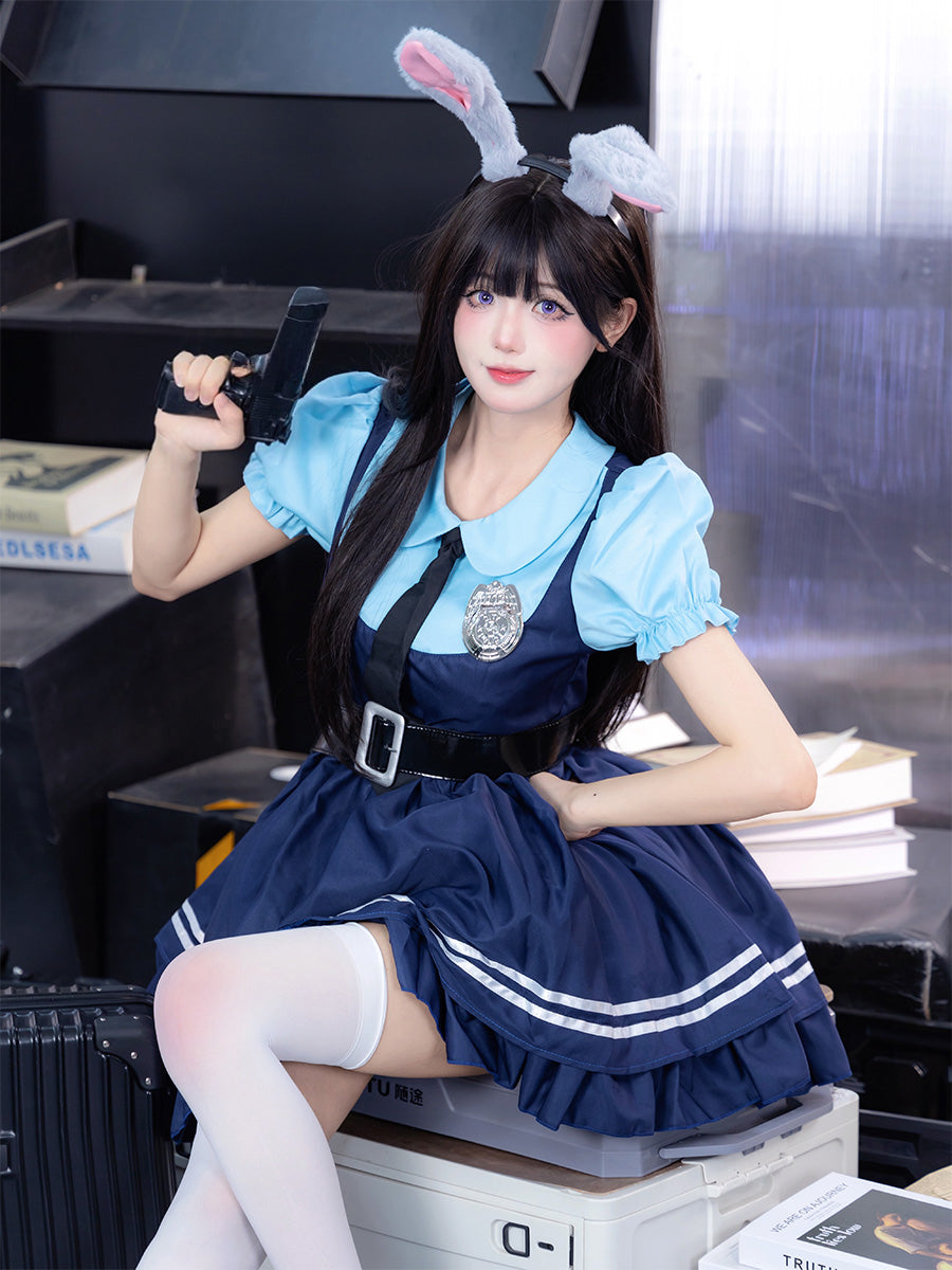 Cute Police Bunny Outfit
