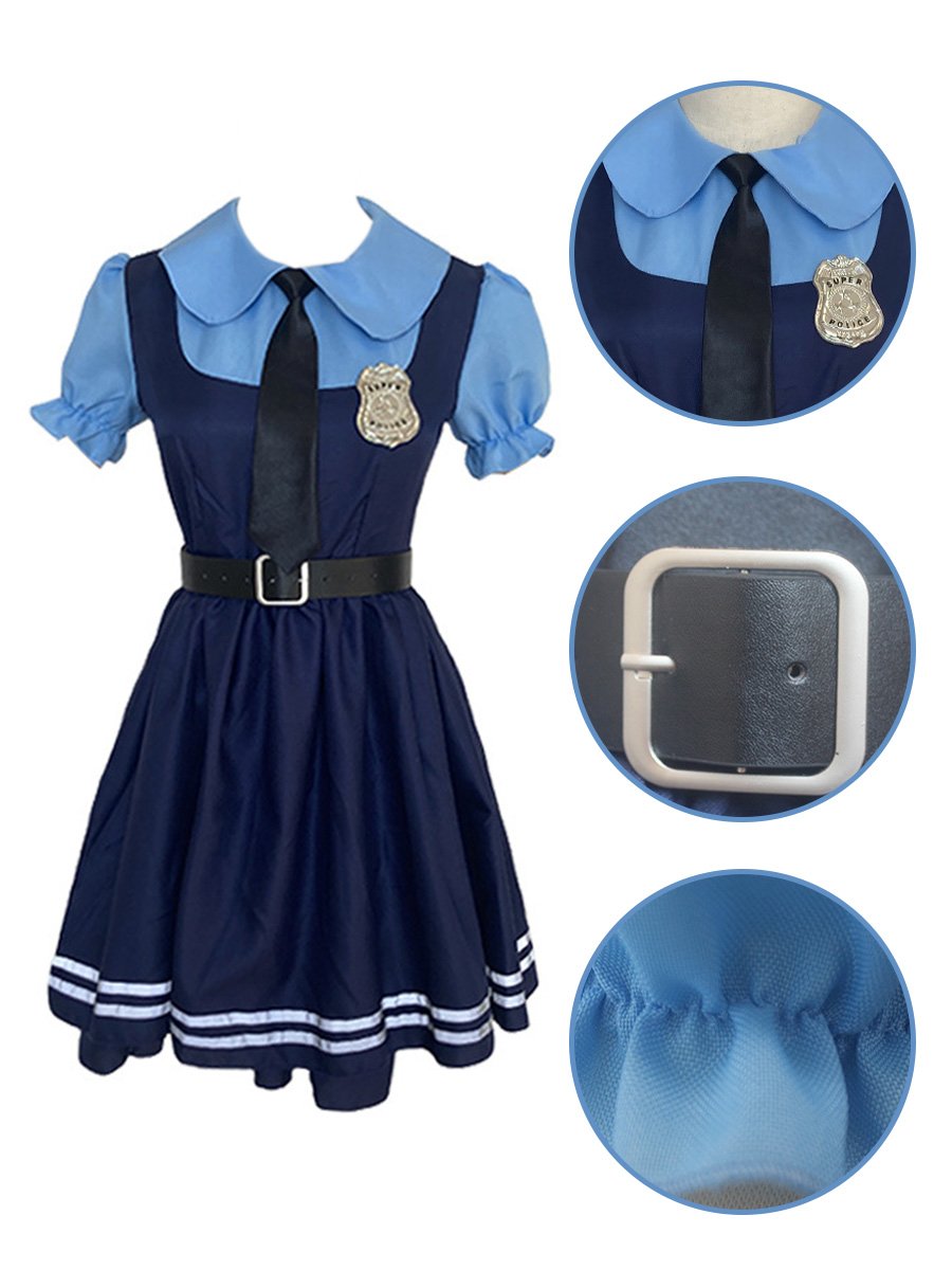 Cute Police Bunny Outfit