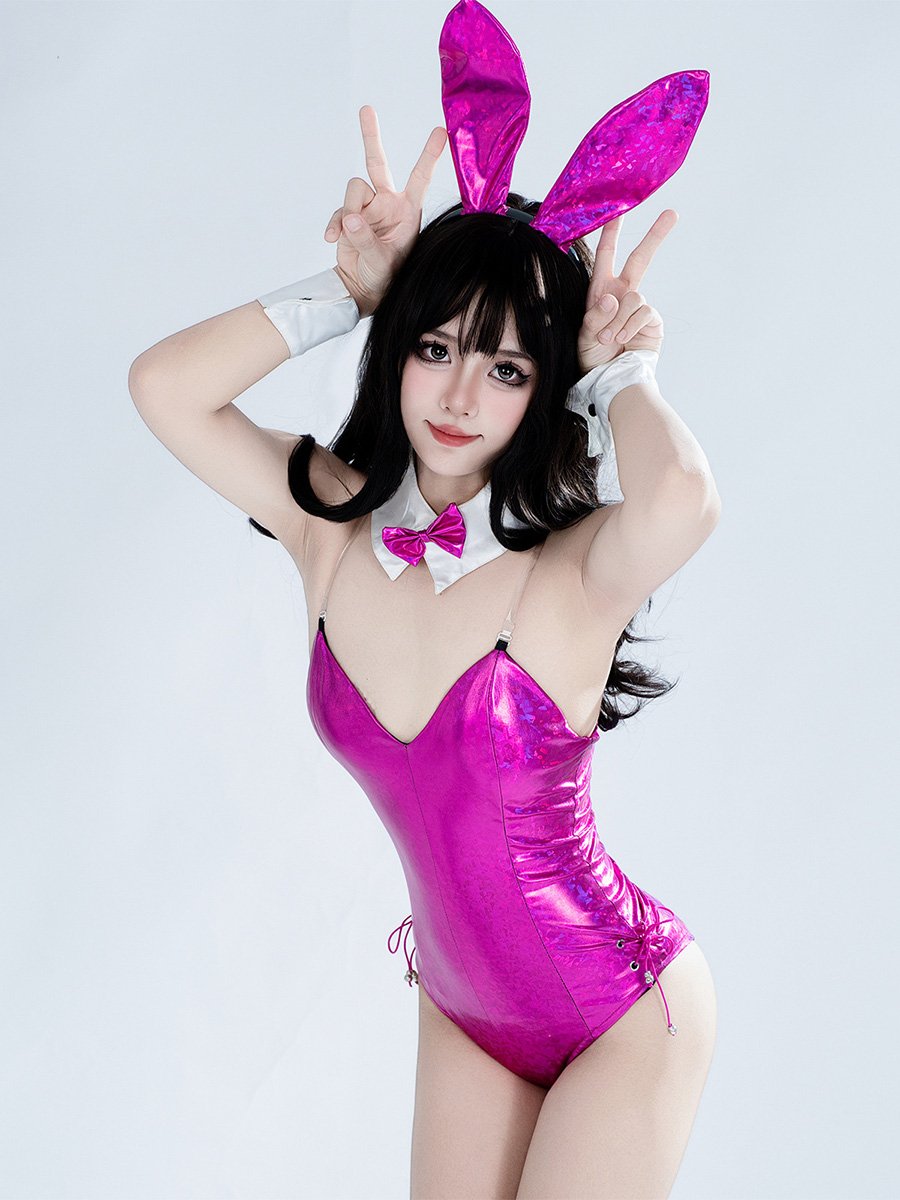 Sexy Metallic Bunny Suit