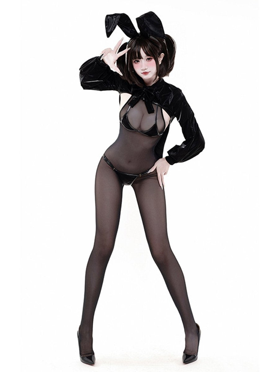 Tuxedo Style Bunny Cosplay Lingerie