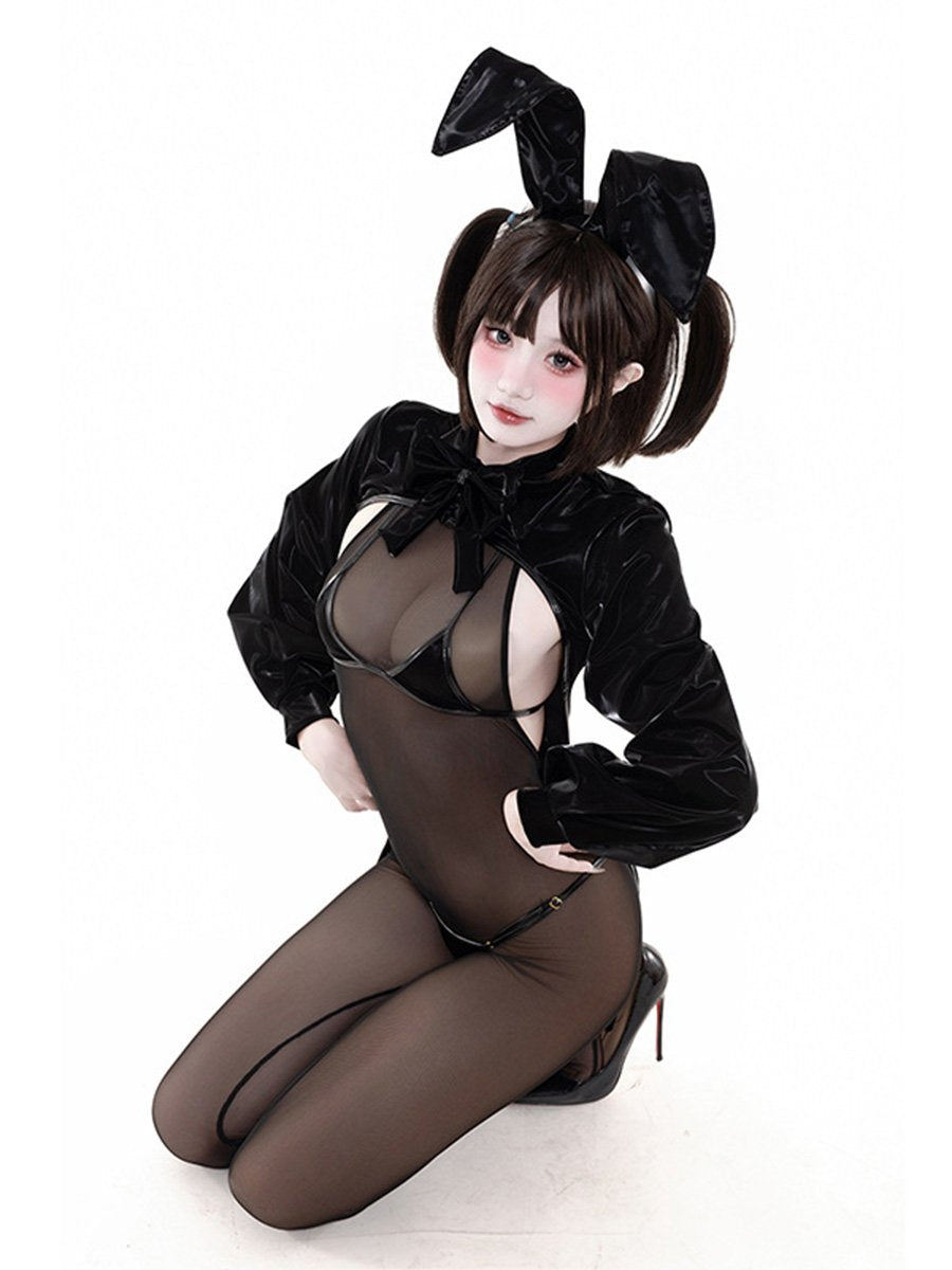 Tuxedo Style Bunny Cosplay Lingerie