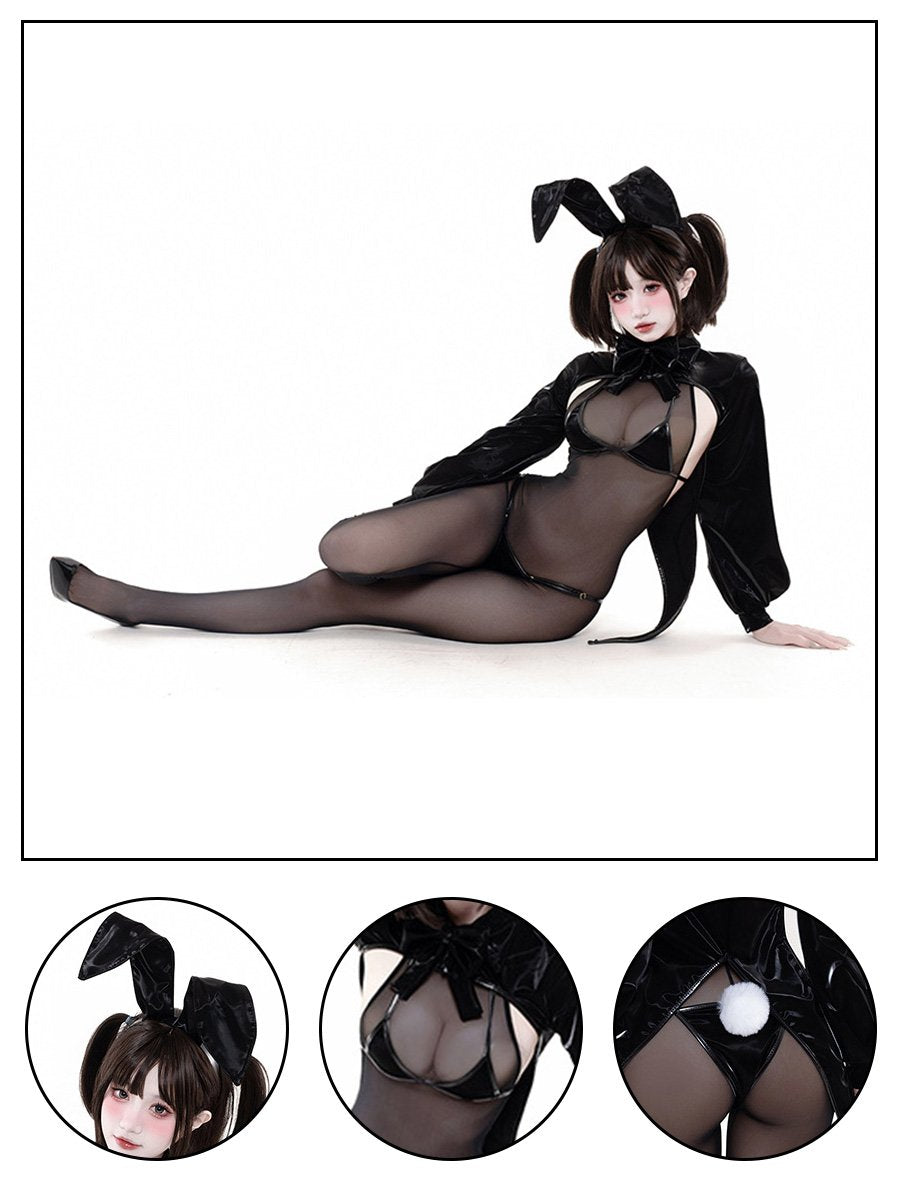 Tuxedo Style Bunny Cosplay Lingerie