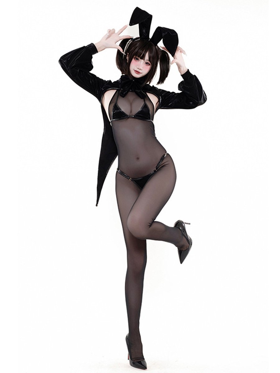 Tuxedo Style Bunny Cosplay Lingerie