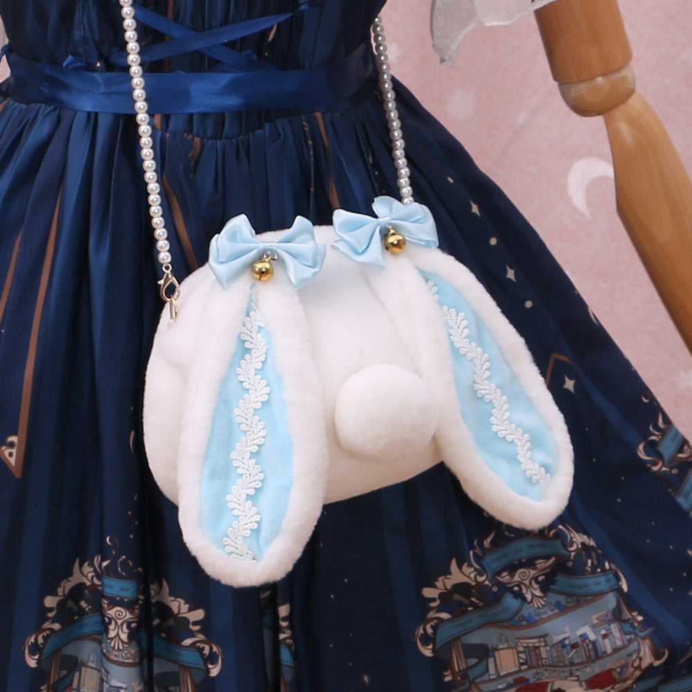 Plush Lolita Bunny Bag Crossbody Rabbit Handbag for Easter