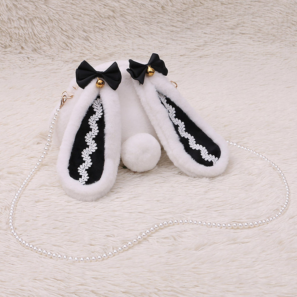 Plush Lolita Bunny Bag Crossbody Rabbit Handbag for Easter