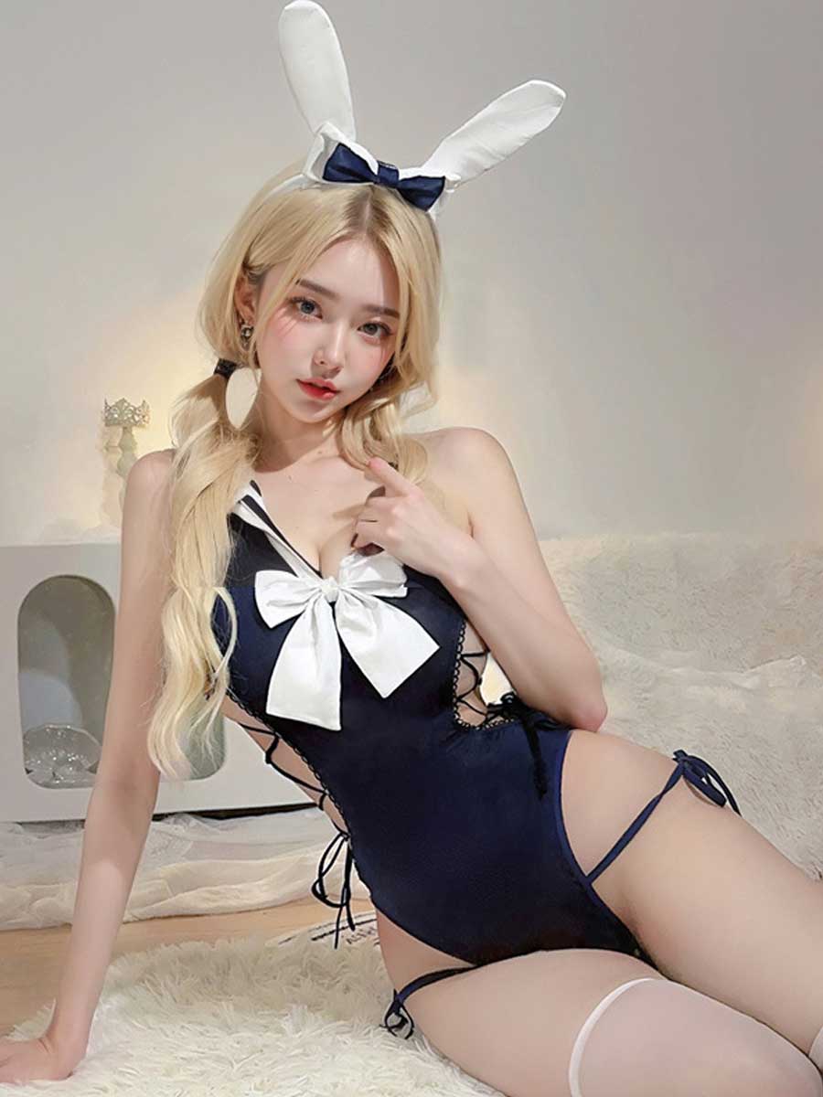Anime Japanese Bunny Teddy Lingerie