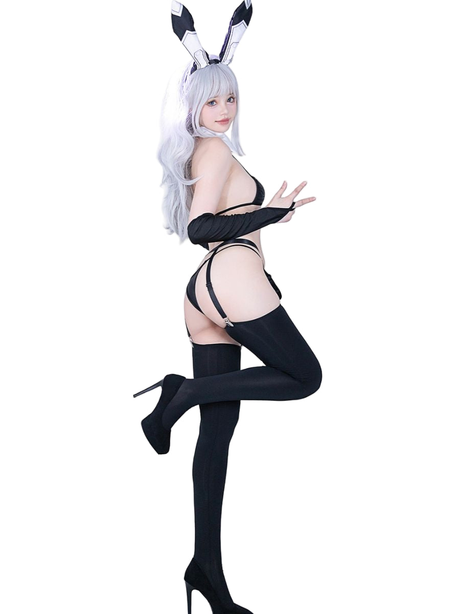 Black Bunny Girl Lingerie Set