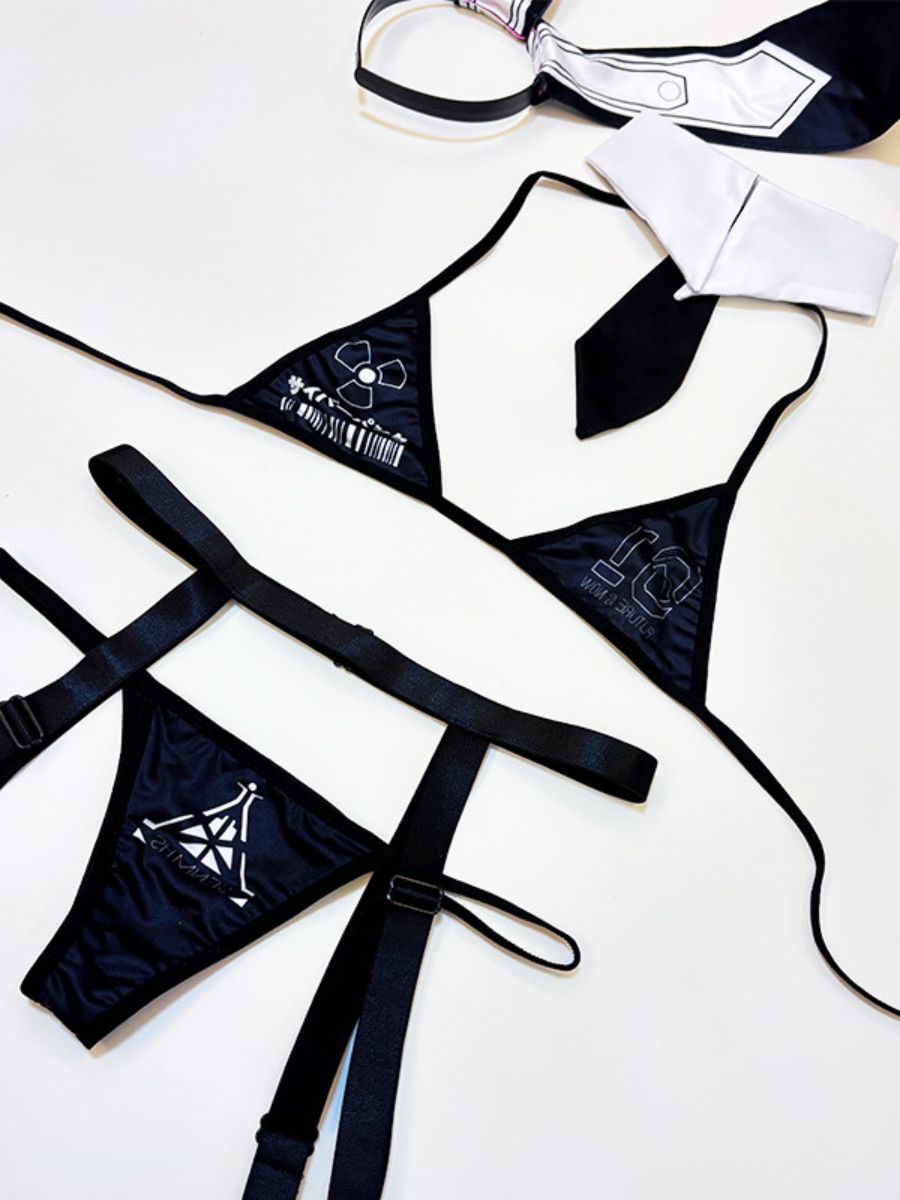 Black Bunny Girl Lingerie Set