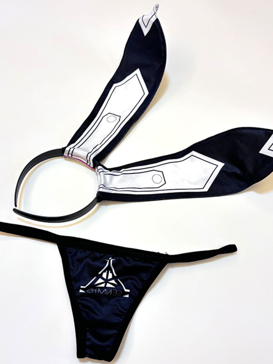 Black Bunny Girl Lingerie Set