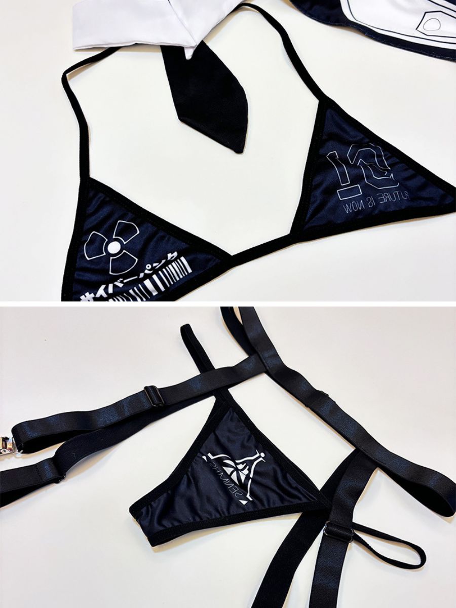 Black Bunny Girl Lingerie Set