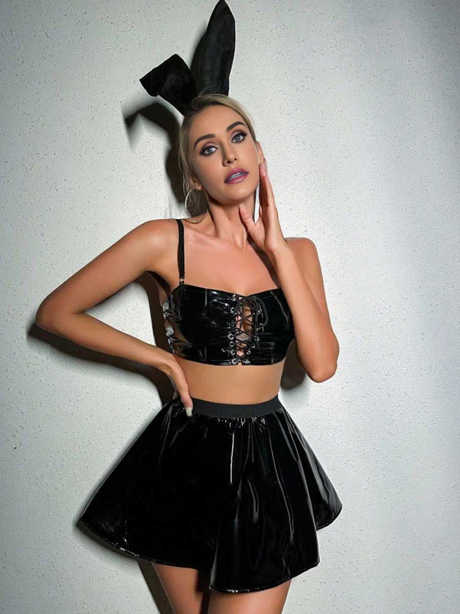 Black Bunny Cosplay Costume