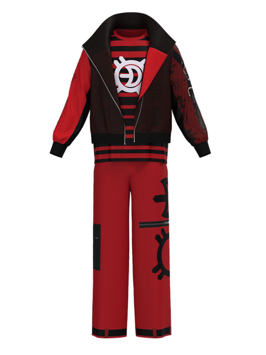 3-Piece Vampire Long Sleeve Costume